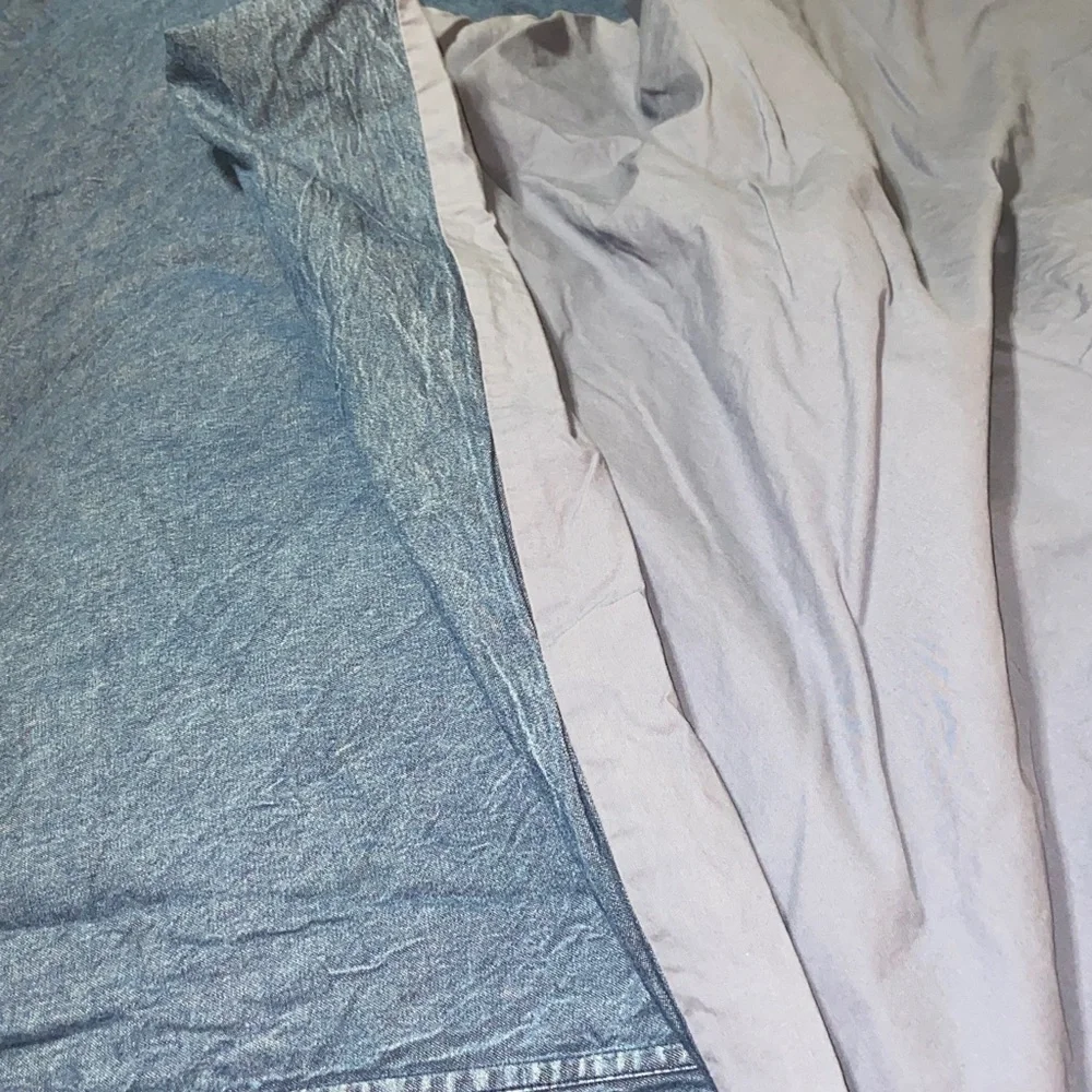 Vintage Smith & Johnson dry goods denim with ivy vine embroidered duvet cover